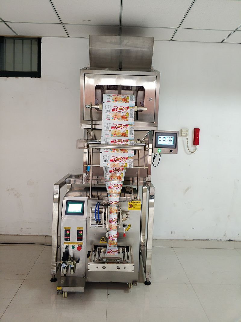 Ky-5000g Automatic Continuous Continue Vertical High Speed Snacks Food/Chips/Biscuits/Puff Food/Nuts/Candy Packing Packaging Machine 100 ~120bags Per Min
